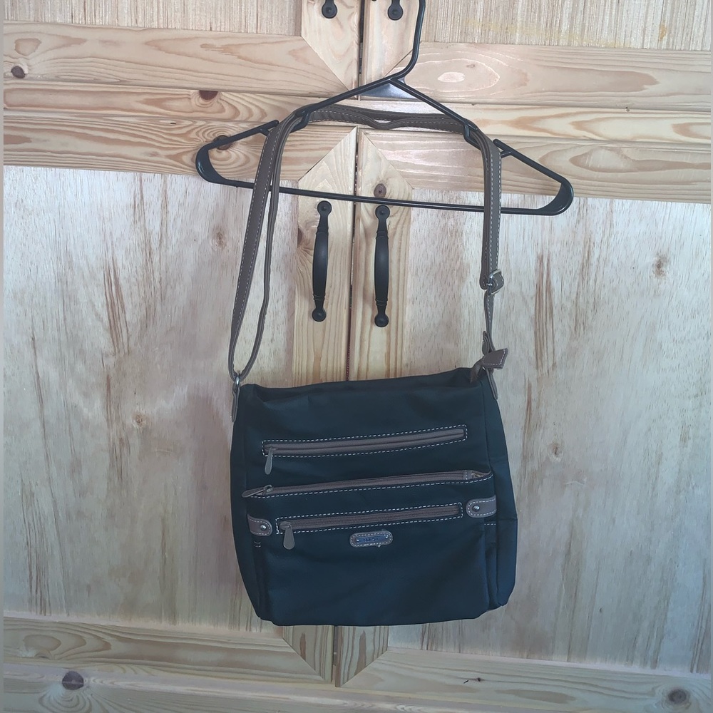 Multi-Sac brown vintage cross body shoulder purse handbag